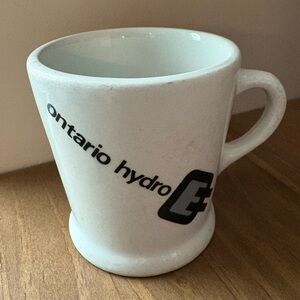 VTG 70s Ontario Hydro Electricity Canada Hotel Ware Duraline England Mug Rare